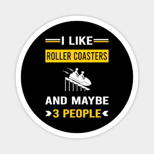 3 People Roller Coaster Coasters Rollercoaster Magnet